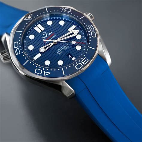 omega seamaster rubber strap|genuine omega seamaster rubber strap.